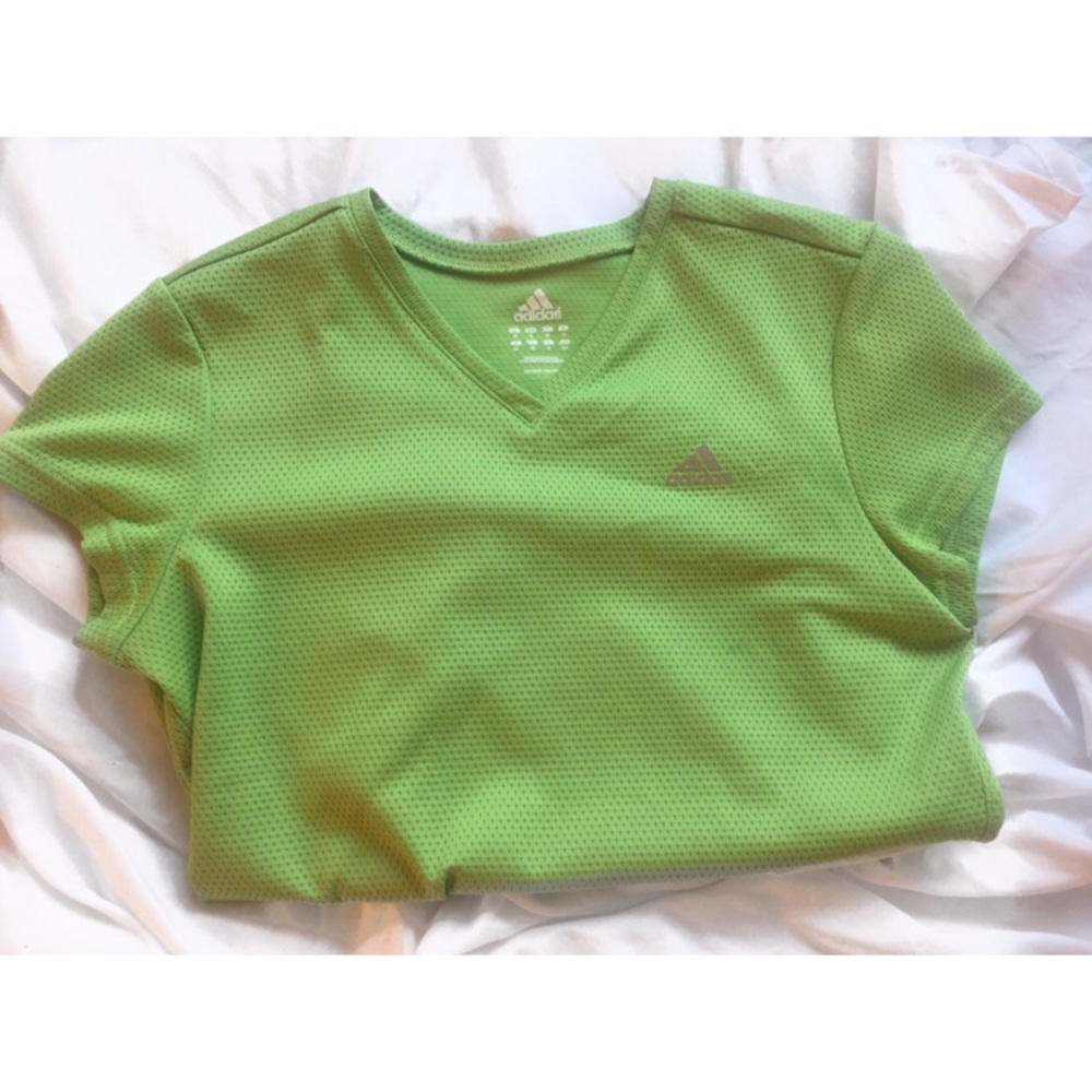 Green Adidas Top